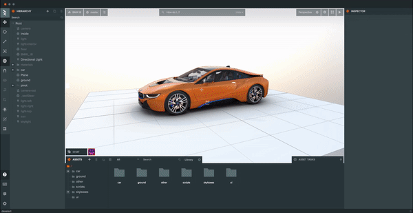 Playcanvas 2D-3D Javascript Game engine Library