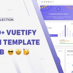 Vuetify admin template Github