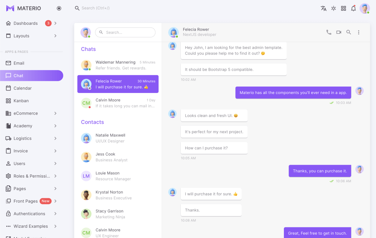vuetify vuejs admin template