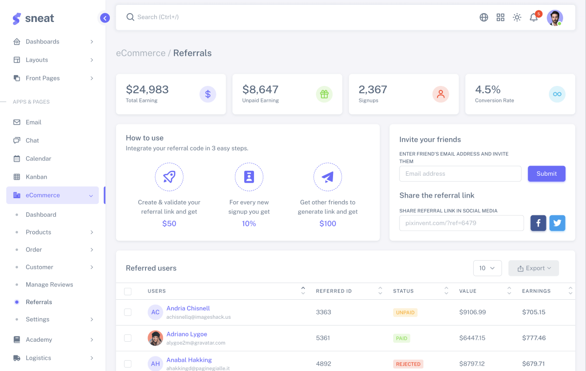 bootstrap laravel admin template