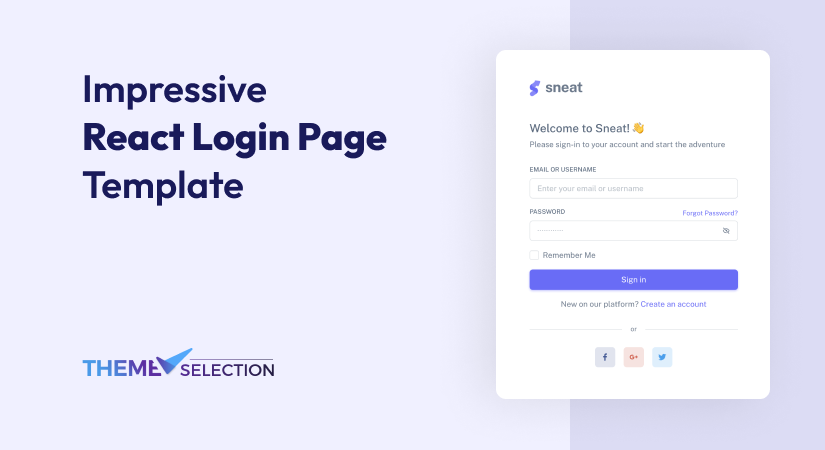 impressive-react-login-page-template