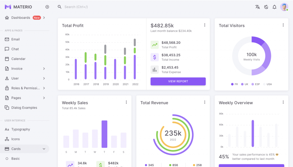 MUI React Next.JS Admin Template