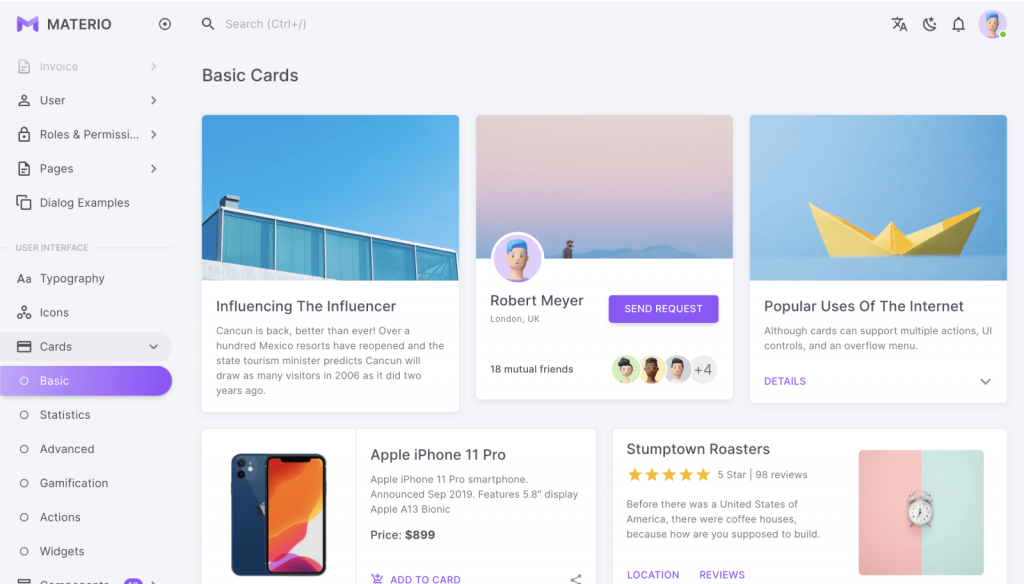 MUI React Next.JS Admin Template