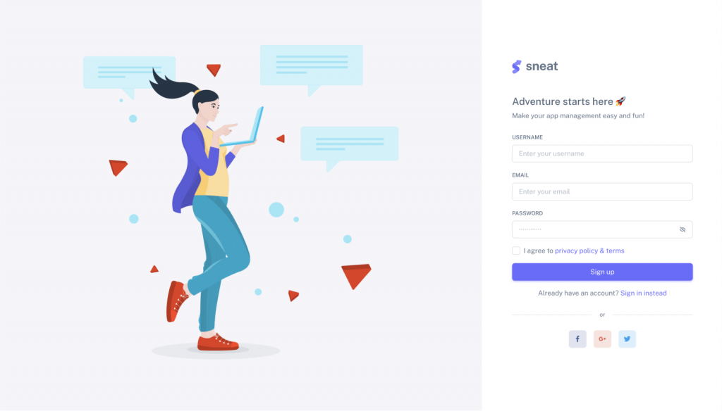 bootstrap 5 HTML admin template