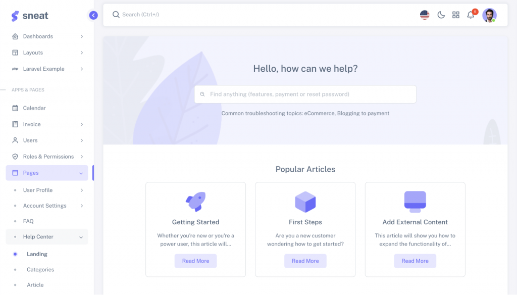 bootstrap 5 HTML admin template
