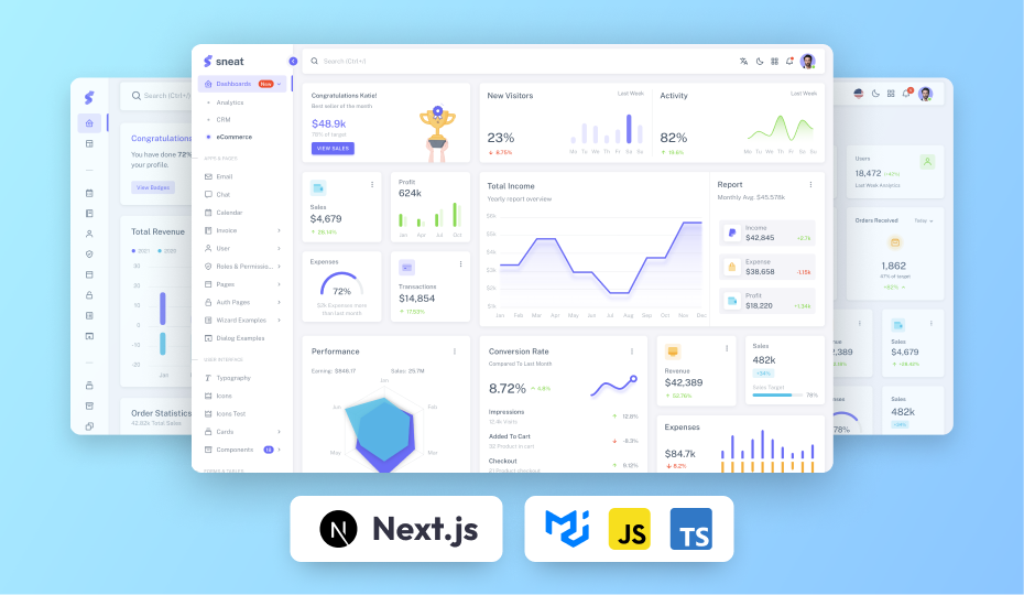 Sneat MUI React Next.JS Admin Template